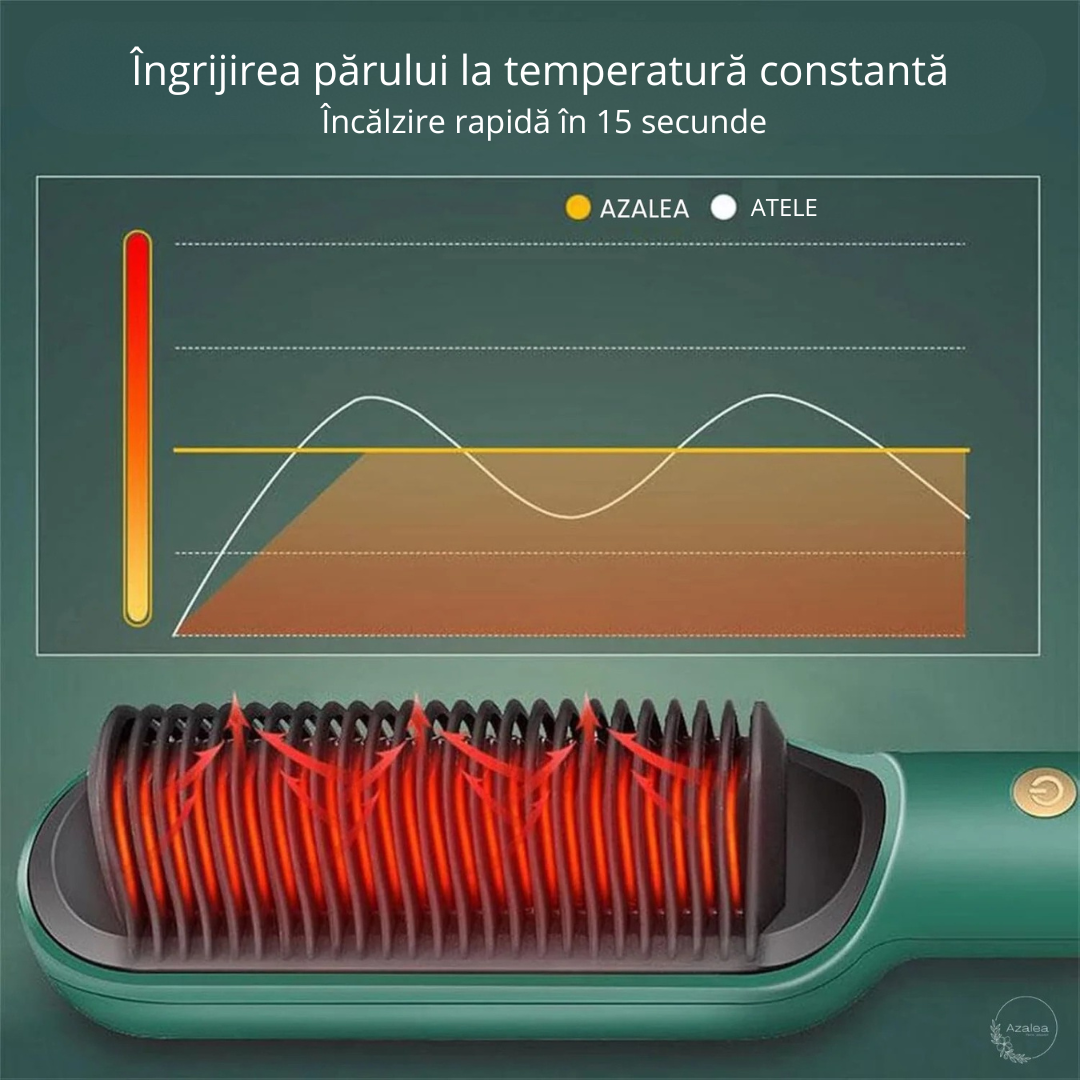 Azalea: Pieptene electric de îndreptat părul