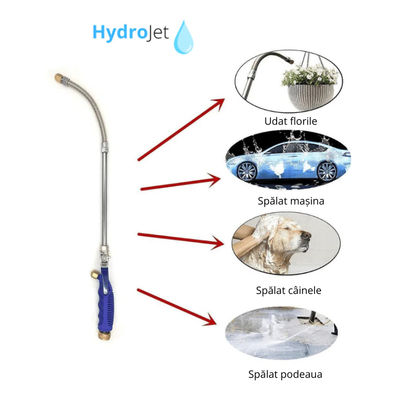 Furtun de Înaltă Presiune Ajustabil HydroJet