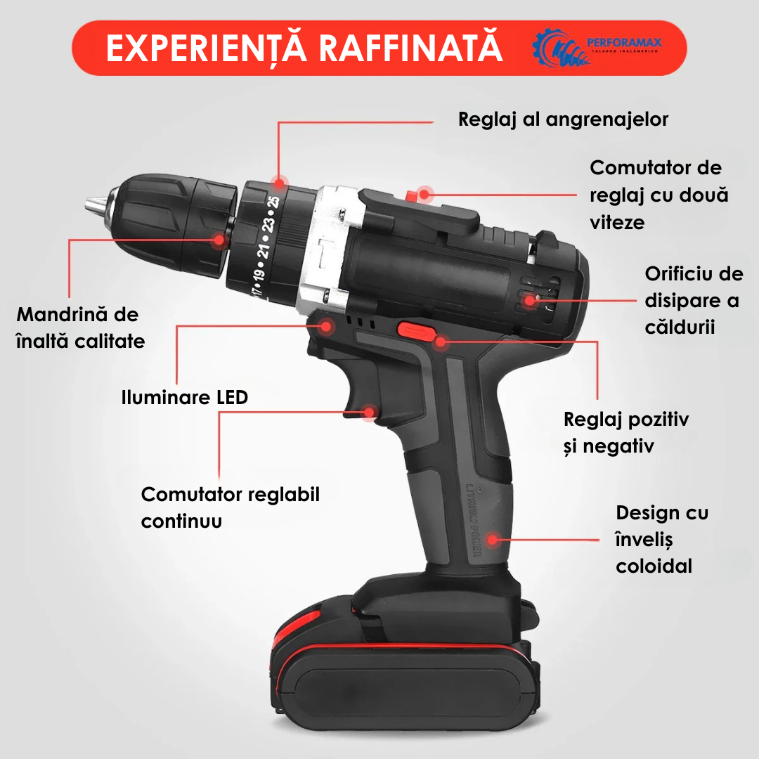 Bormașină fără fir: PerforaMax